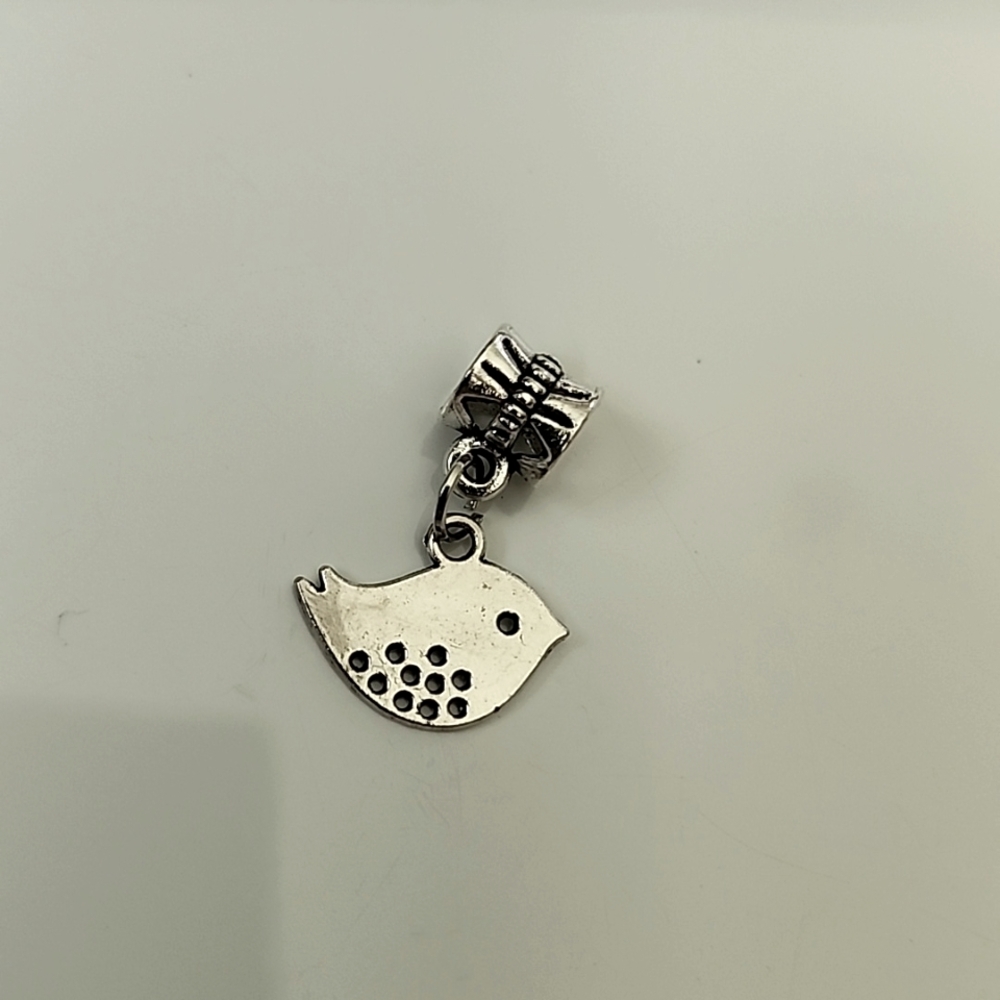 Bird Charm for European Style Bracelets Fits Pandora Systems